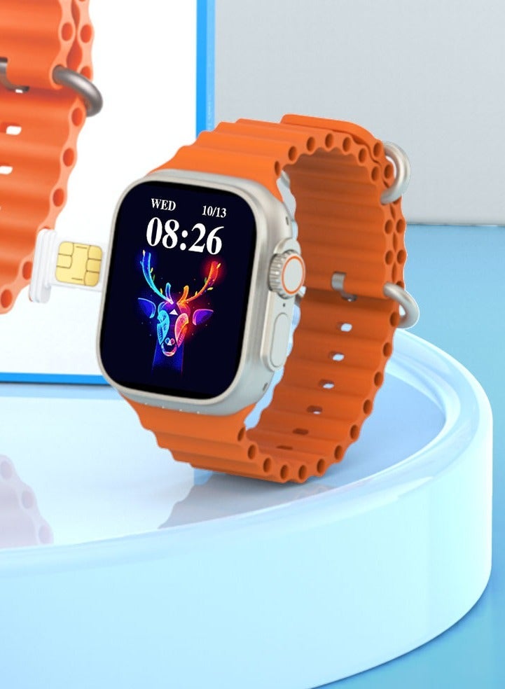 Modio ST11 Smartwatch 2.2 Inch Large Screen Display 3 Pair Straps and 4G Sim Card Slot for Ladies and Gents - Image 3